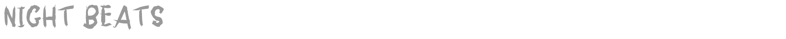 Night Beats font preview